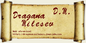 Dragana Milešev vizit kartica